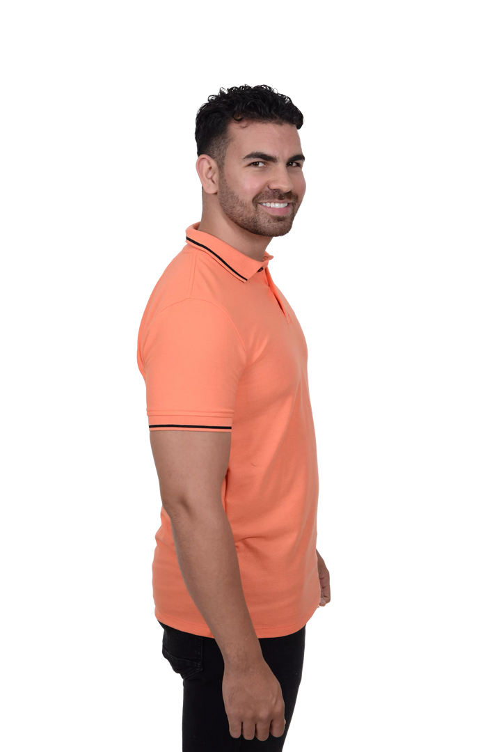 Camiseta Polo Coral 001Q