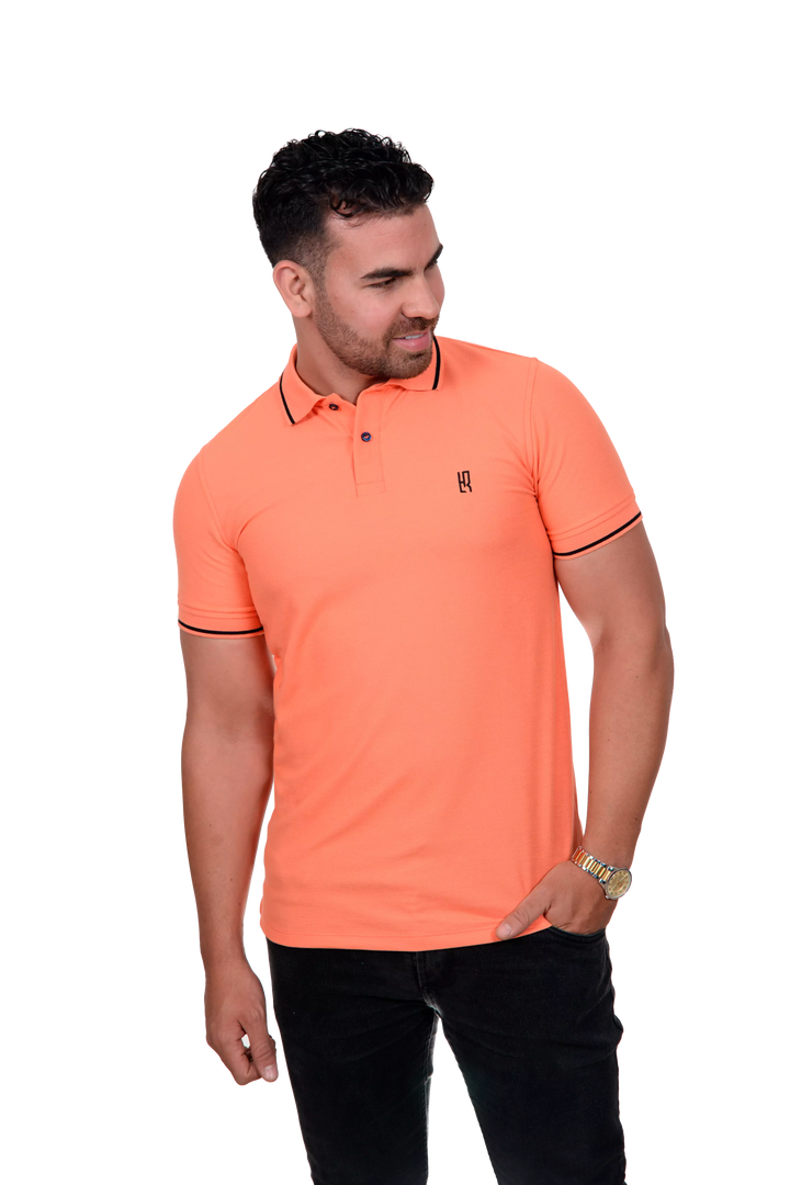 Camiseta Polo Coral 001Q