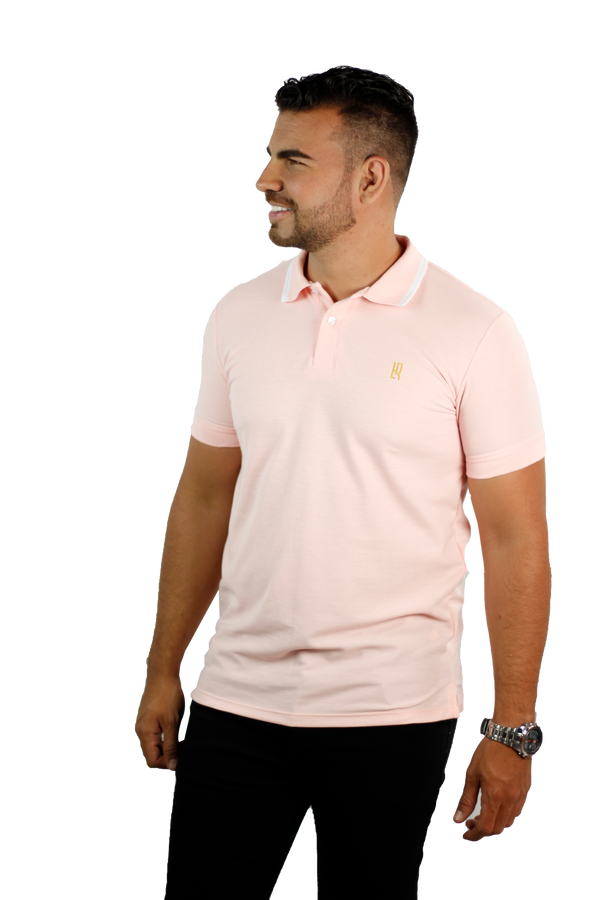 Camiseta Basica Polo Palo Rosa 001A